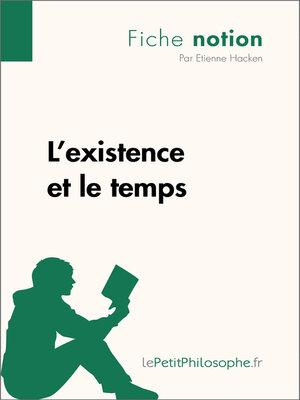 cover image of L'existence et le temps (Fiche notion)